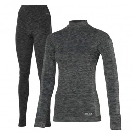 HeatkeeperThermosetDamesPremium-ThermoshirtThermoLegging-ZwartMelange-M