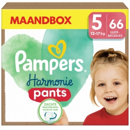 PampersHarmonieDiaperPantsMaat512-17kg66stuks