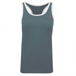DamesQtanktopLondonChinaBlue