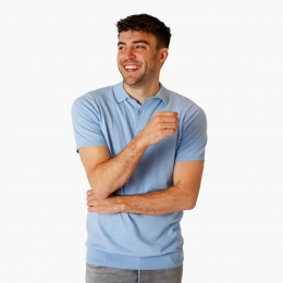 HerenPoloHessumOchtendblauw