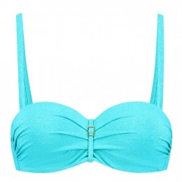 CyellGlitzPaddedWiredTop