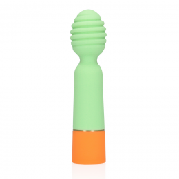 LovelineRibbedMiniVibratorSpringSage12cm
