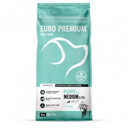 Euro-PremiumPuppyMediumKip-Rijst12kg