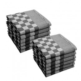 ByrklundTheedoekCleanTidyZwart-12stuks