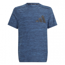 AdidasJuniorBoysTrainingAeroreadyHeatherTee