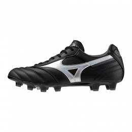 MizunoMORELIAIIPROVoetbalschoenenZwartgalaxysilverdarkshadowDamesHerenMaat40