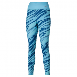 Mizuno78PrintedTightHardloopschoenenMauiBlauwDamesMaatS
