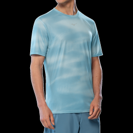 MizunoCOREGRAPHICT-SHIRTCloudblueHerenMaatXL