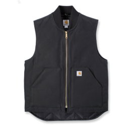 CarharttInsulatedRibCollarVestBlack-S