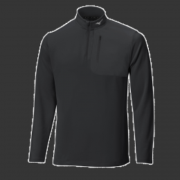 MizunoEssential14ZipZwartDamesHerenMaatXL