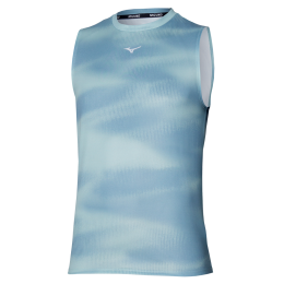 MizunoCOREGRAPHICSLEEVELESSCloudblueHerenMaatXL