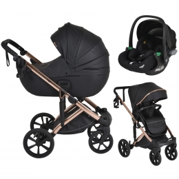 CangarooEggoCaviarBlack3-in-1Kinderwagen