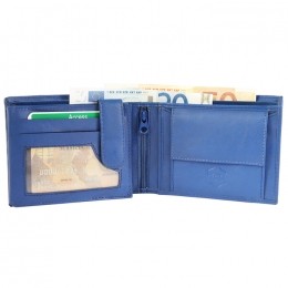 ExcellancherenportemonneeLeerBlauw