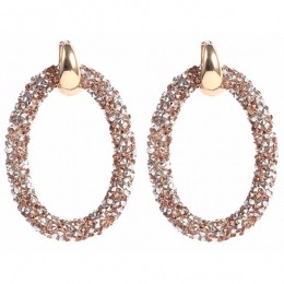 CillaJewelsoorbellenCrystalOvalGoudkleurig