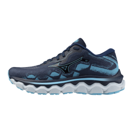 MizunoWAVEHORIZON7HardloopschoenenPageantbluemercurybluepleinairDamesMaat37