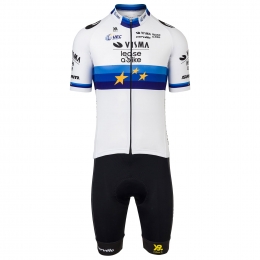 TEAMVISMALEASEABIKEEuropeeskampioen2025Setfietsshirtfietsbroekset