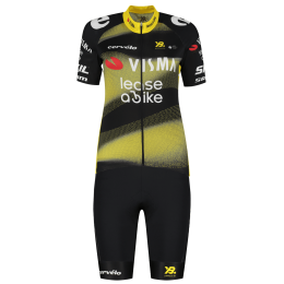 TEAMVISMALEASEABIKETDF-EditionDamessetfietsshirtfietsbroekdames
