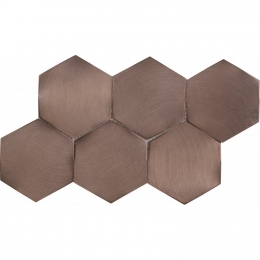 HexagonDuneIcon28x162cmCopperDuneCeramics