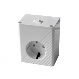 ContactdoosSanicareOpbouwMetSchakelaarWitSanicare