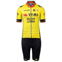 TEAMVISMALEASEABIKEbelgKindersetfietsshirtfietsbroekset2