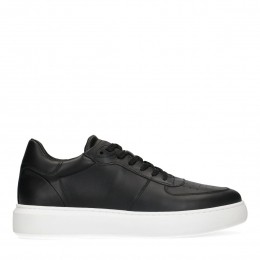 Zwartelerensneakers