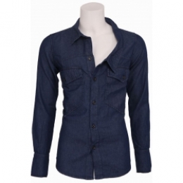 UphillDenim-ShirtJacket-Zumo-Overhemden-Blauw