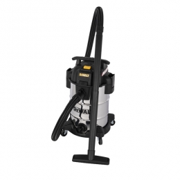 DeWALTDXV30SAPTAStofzuiger-NatDroog-1050W-30L-RoestvrijstaleTank