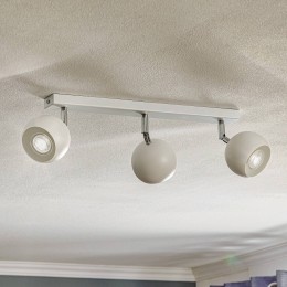 SOLLUXLIGHTINGPlafondspotFlameinwit3-lamps