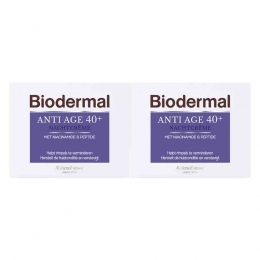 2xBiodermalNachtcremeAntiAge4050ml