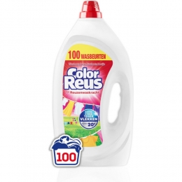 WitteReusVloeibaarWasmiddelColorReus100wasbeurten45liter