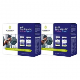 2xVitakruidVrouwSportMultiDagNacht60tabletten