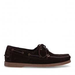 Donkerbruinelerenbootschoenen