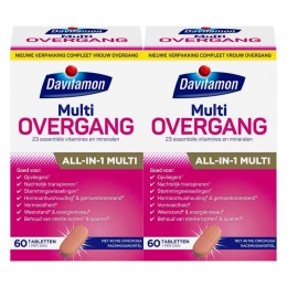 2xDavitamonCompleetVrouwOvergangMultivitamine60tabletten