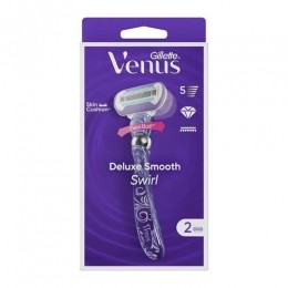 GilletteVenusDeluxeSmoothSwirlScheermesjes1scheermes2refillscheermesjes