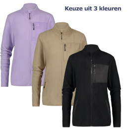PoederbaasFourSeasonsFleeceVestDamesZwart-S