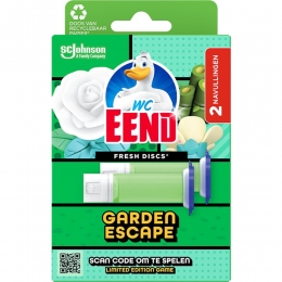 24gratisWCEendFreshDiscsDuoNavullingGardenEscape72ml