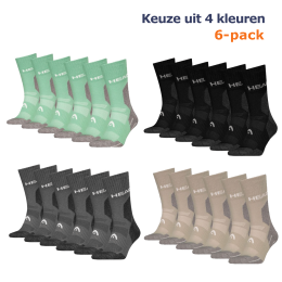 HEADWandelsokkenAllClimatesHikingCrew6-packTaupe-3942