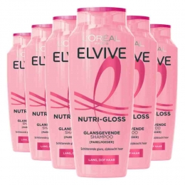 6xLOralElviveNutriGlossShampoo250ml