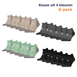 HEADWandelsokkenAllClimatesHikingSneaker6-packTaupe-3538
