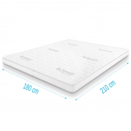 TopdekmatraskoudschuimTencelDeluxe180x210dikte11cm