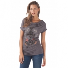 KillJ800R181997-Oneshoulder-MetJeans-T-shirts-Grijs