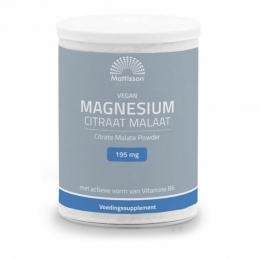 GratisVerzendingMattissonMagnesiumCitraatMalaatPoeder125gr
