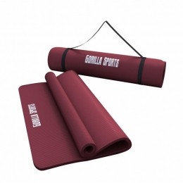 YogamatDeluxe-Robijn-190x100x15cm-YogaMat-GorillaSports