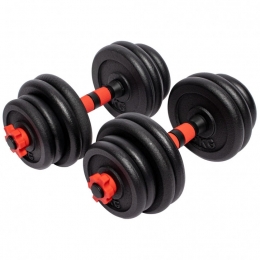 Dumbellset30kg-2x15kg-Gietijzer-25mm-GorillaSports