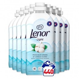 8xLenorWasverzachterKatoenFris55Wasbeurten1155ml