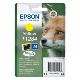 Inktcartridgeepsont1284geel