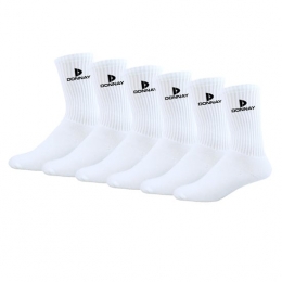 DonnayDonnayUnisexSportsokken-Wit-6paar