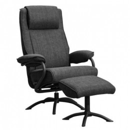 RelaxfauteuilVincentinclhocker-StofBjorn-antraciet-LeenBakker