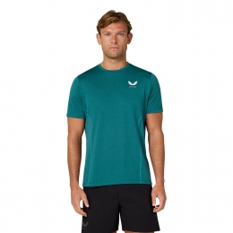 CastoreApexKorteMouwEngineeredGewevenT-shirt