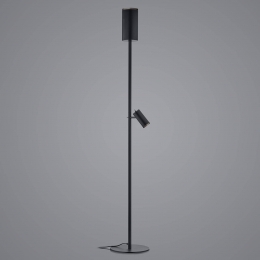 HELLUplighterPoloverstelbaarmetleeslampjezwart